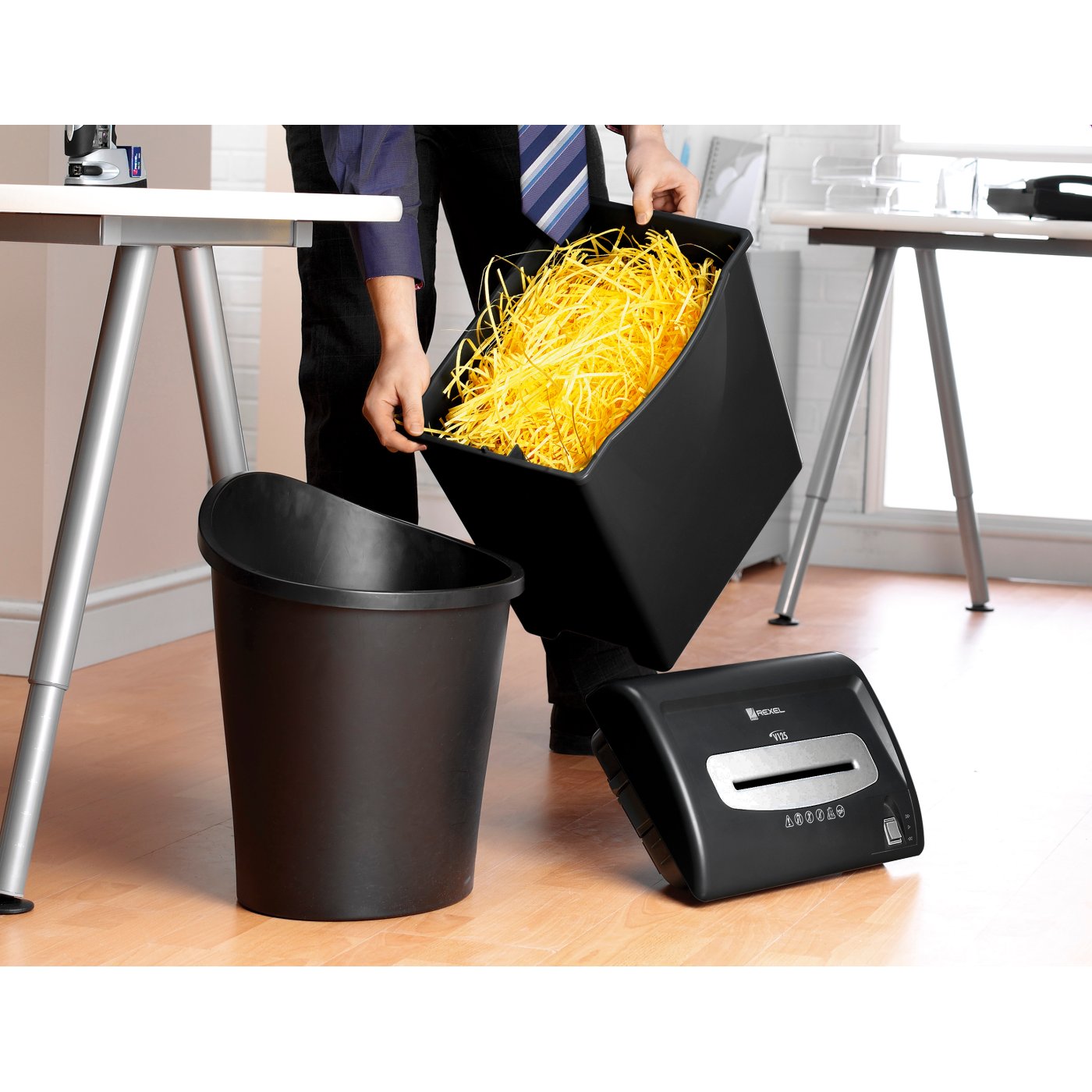 Shredders Paper Rexel V125 Shredder Confetti Cut